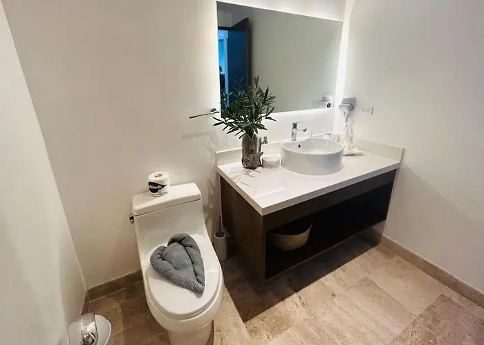 Large Terrace 4th Floor 2 Bdrs At Ipana A By Dpm Apartamento Playa del Carmen